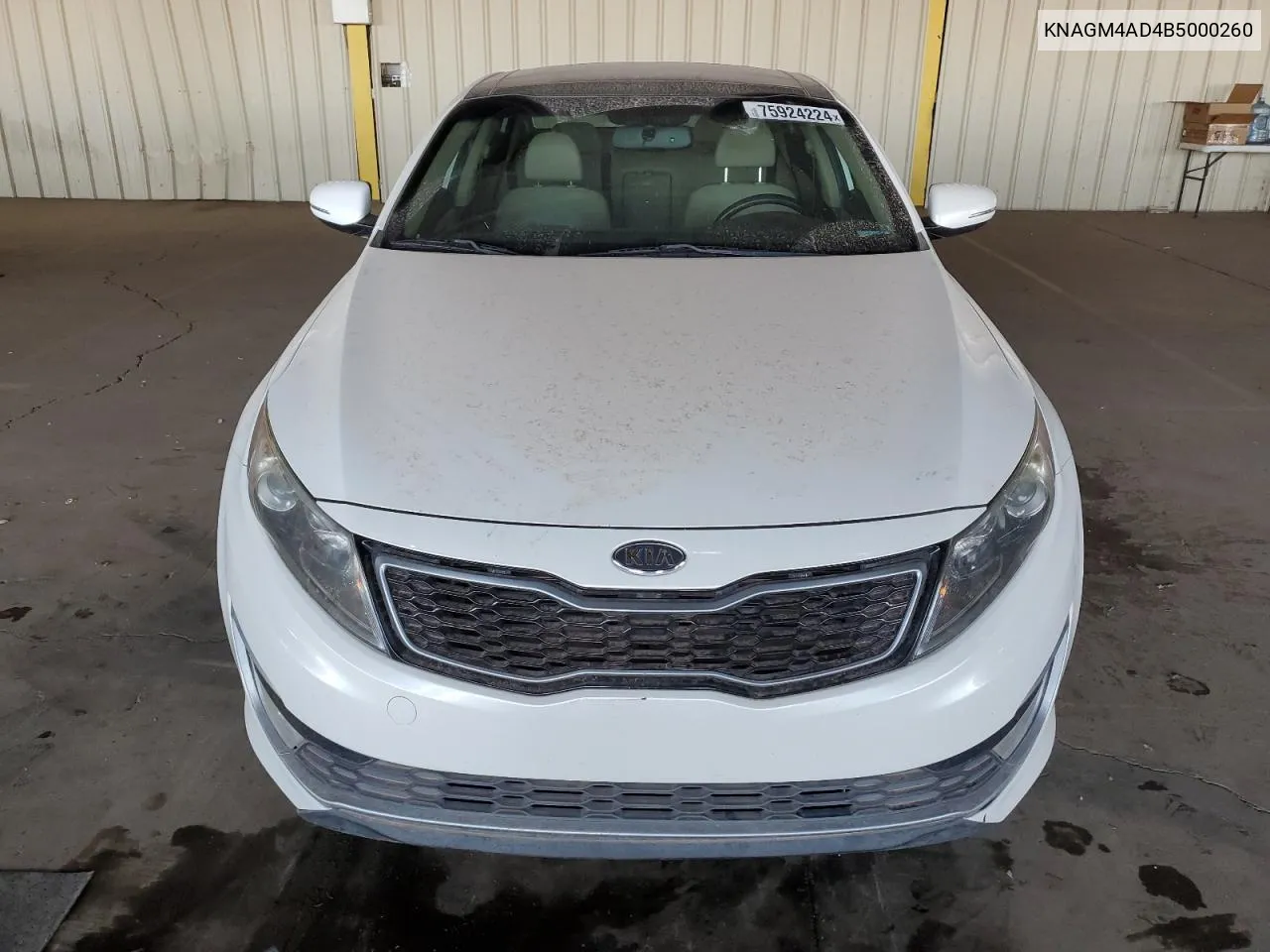 KNAGM4AD4B5000260 2011 Kia Optima Hybrid