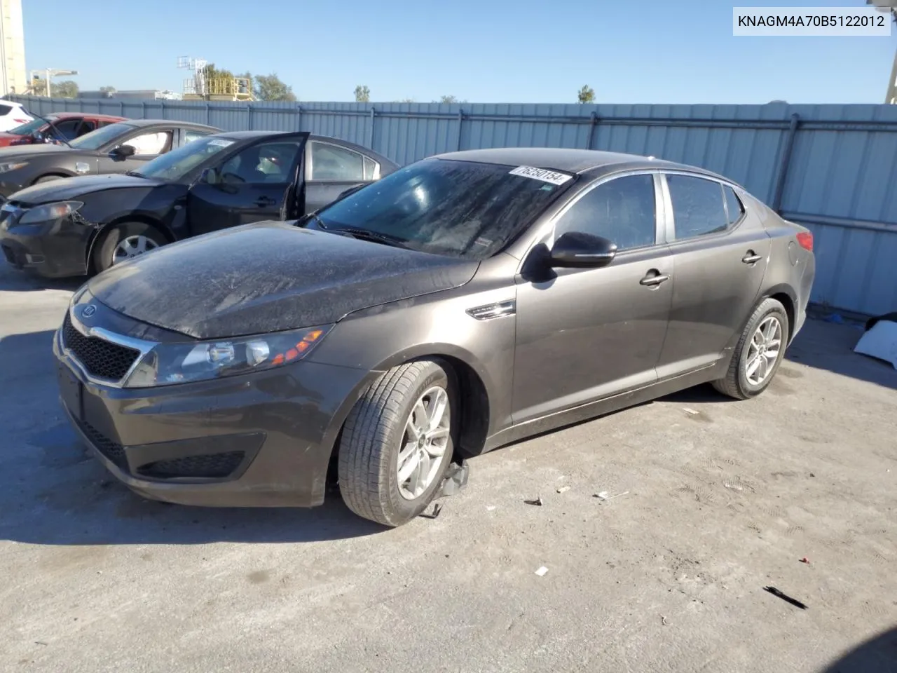 2011 Kia Optima Lx VIN: KNAGM4A70B5122012 Lot: 76250154