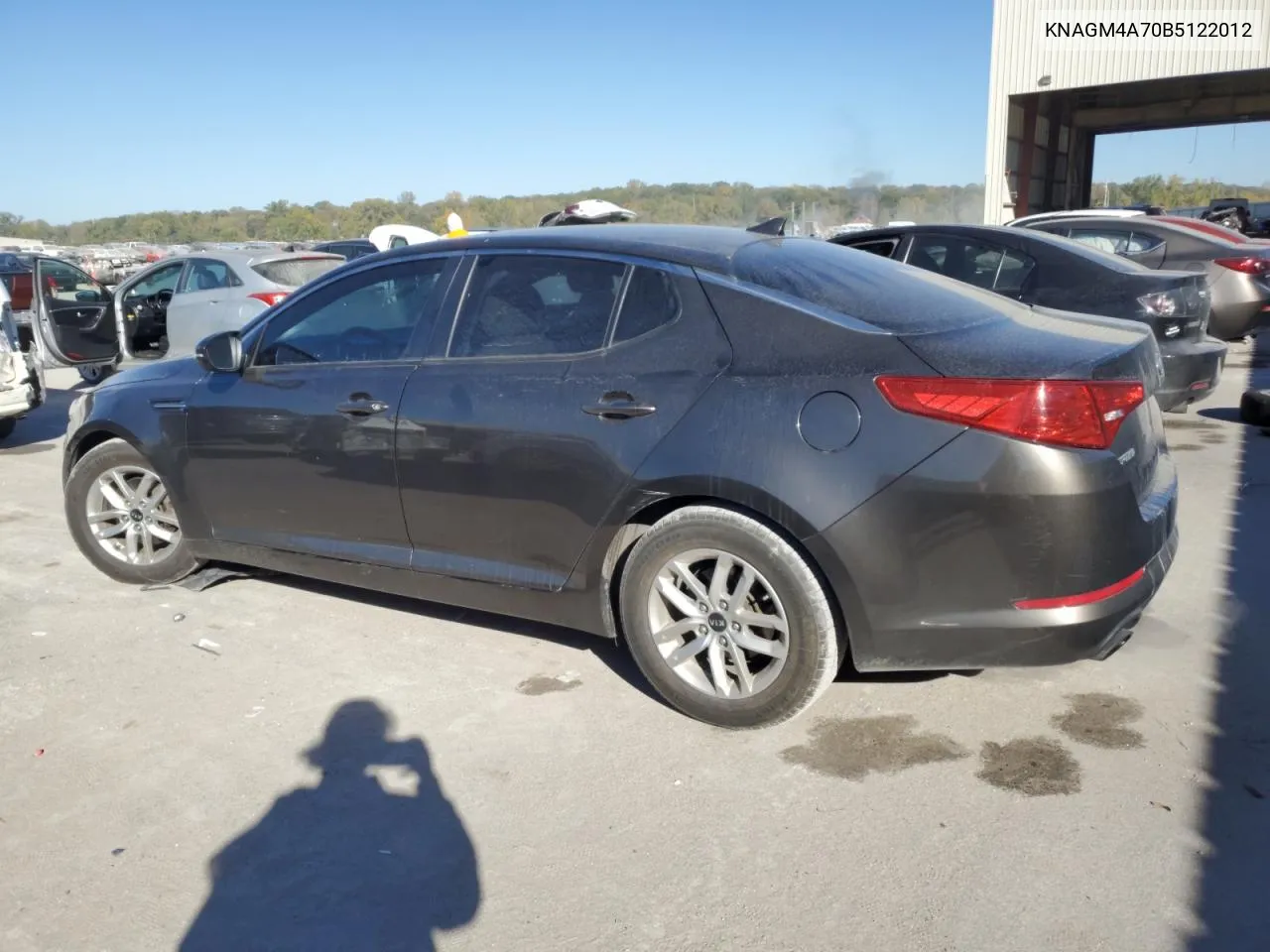 2011 Kia Optima Lx VIN: KNAGM4A70B5122012 Lot: 76250154