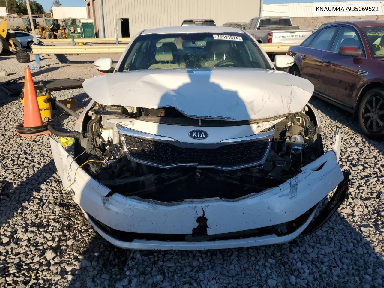 2011 Kia Optima Lx VIN: KNAGM4A79B5069522 Lot: 76691974