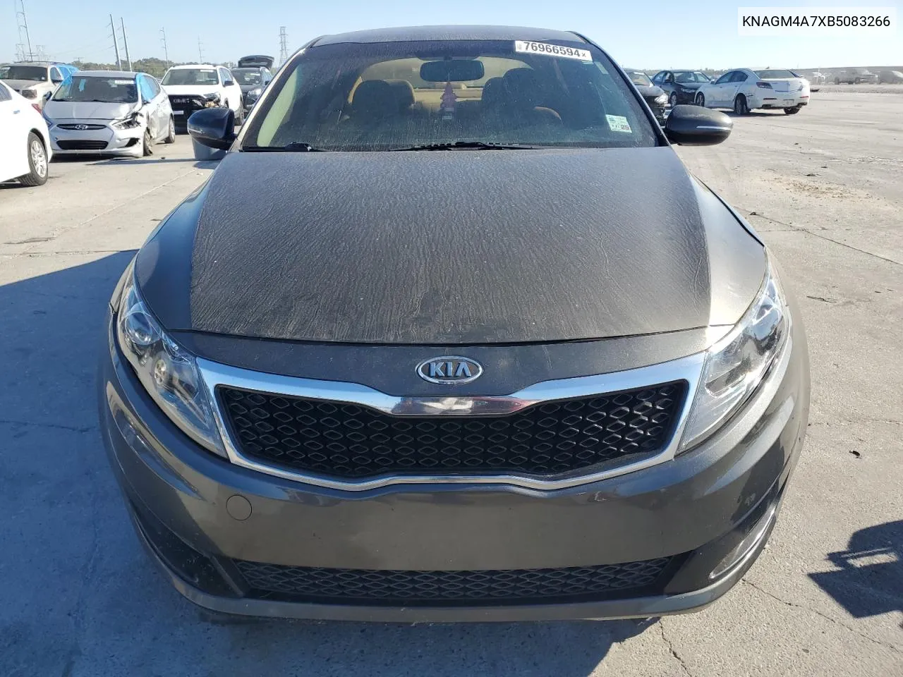 2011 Kia Optima Lx VIN: KNAGM4A7XB5083266 Lot: 76966594