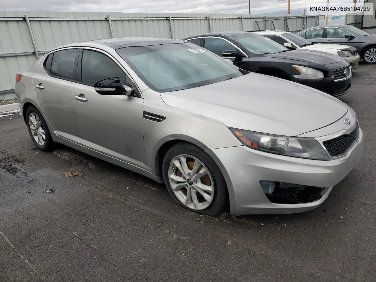 2011 Kia Optima Ex VIN: KNAGN4A76B5104739 Lot: 77008374