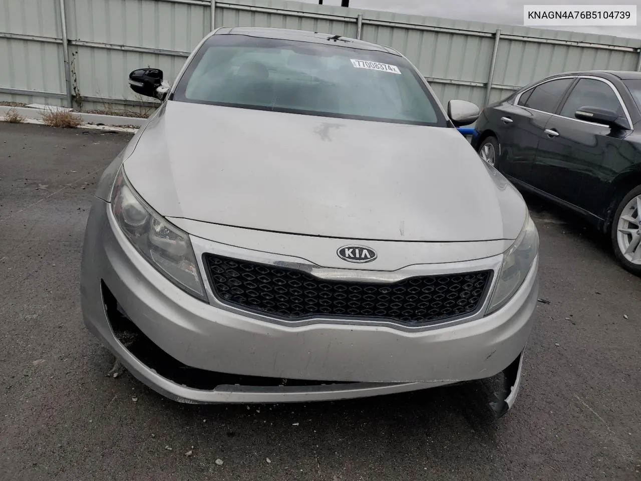 2011 Kia Optima Ex VIN: KNAGN4A76B5104739 Lot: 77008374