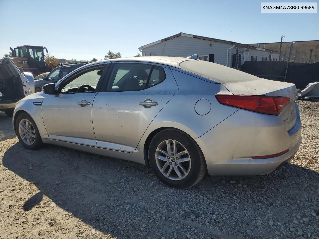 2011 Kia Optima Lx VIN: KNAGM4A78B5099689 Lot: 77345584