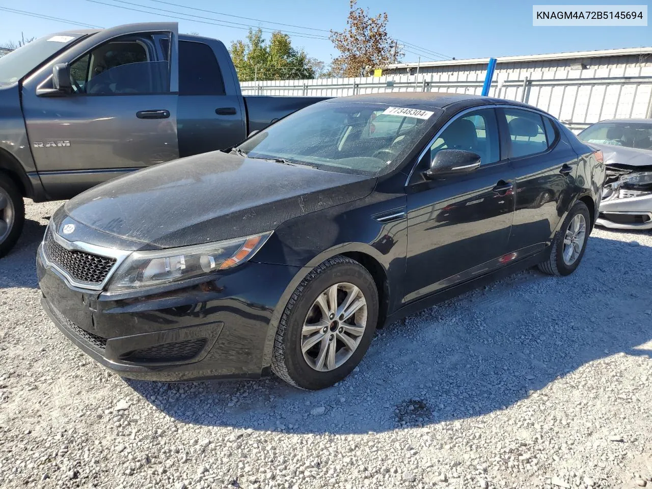 2011 Kia Optima Lx VIN: KNAGM4A72B5145694 Lot: 77348304