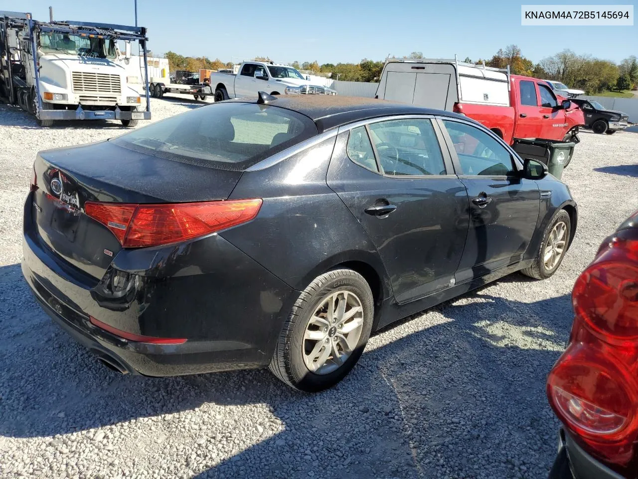 2011 Kia Optima Lx VIN: KNAGM4A72B5145694 Lot: 77348304