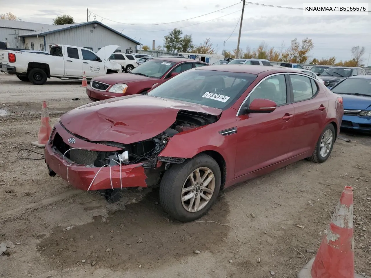 2011 Kia Optima Lx VIN: KNAGM4A71B5065576 Lot: 77352514