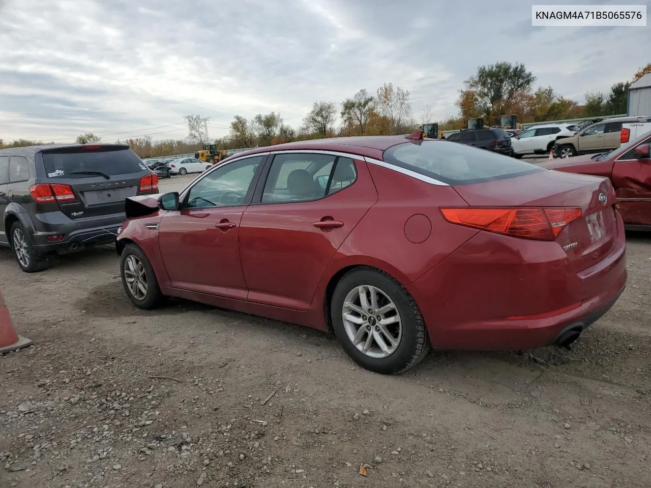 2011 Kia Optima Lx VIN: KNAGM4A71B5065576 Lot: 77352514