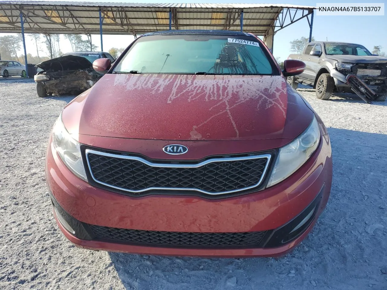 2011 Kia Optima Ex VIN: KNAGN4A67B5133707 Lot: 77524774