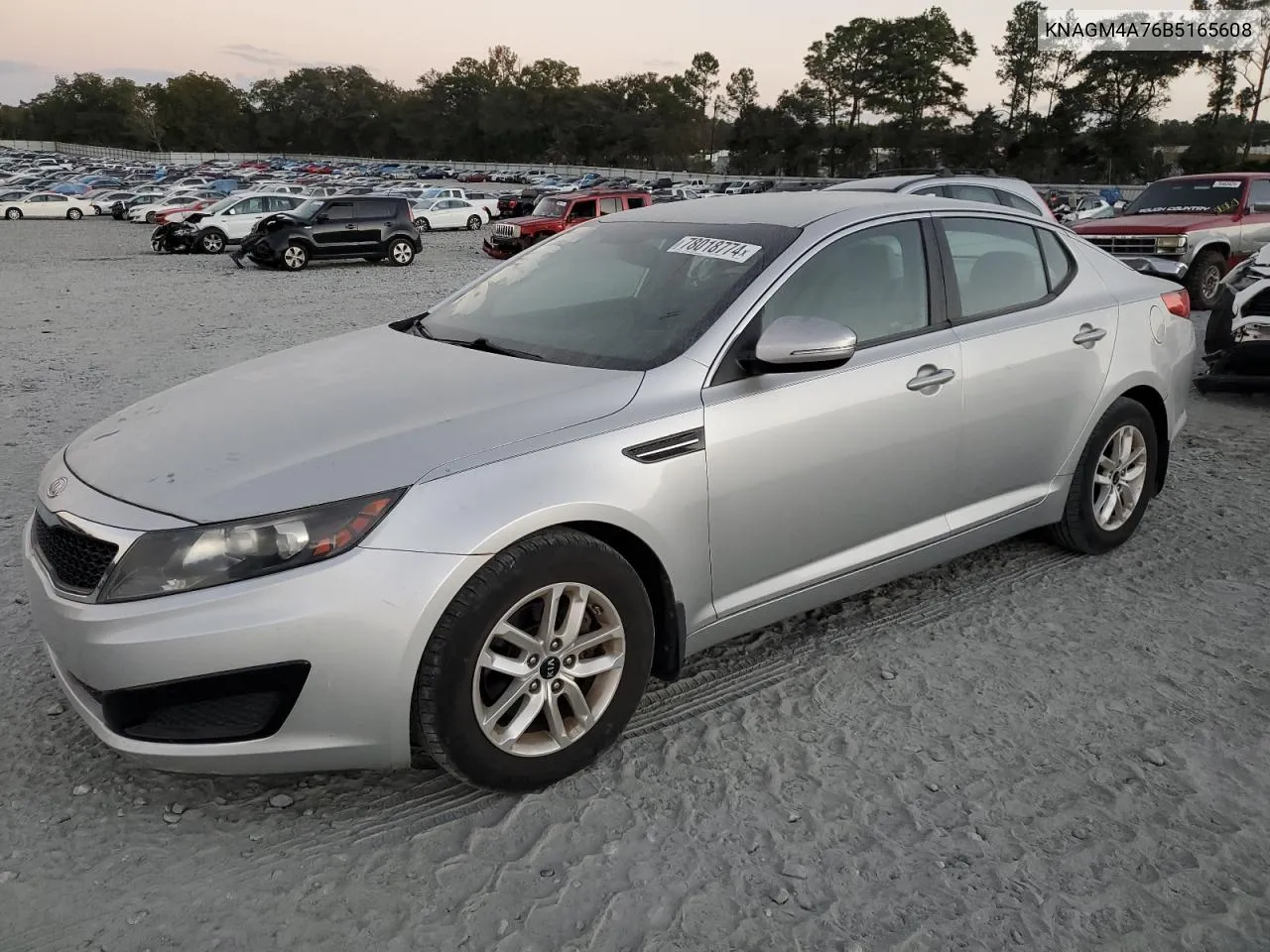 2011 Kia Optima Lx VIN: KNAGM4A76B5165608 Lot: 78018774