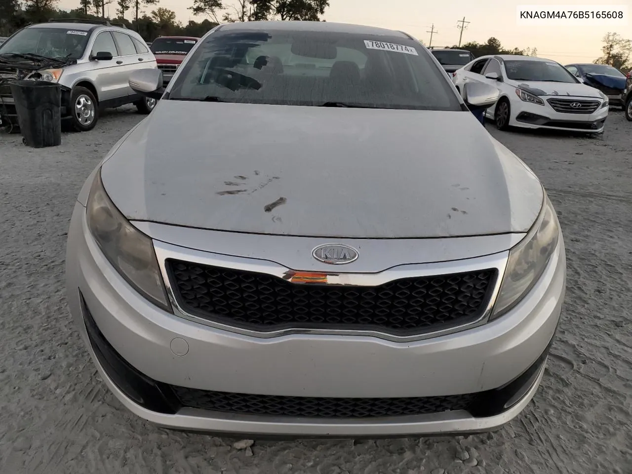 2011 Kia Optima Lx VIN: KNAGM4A76B5165608 Lot: 78018774