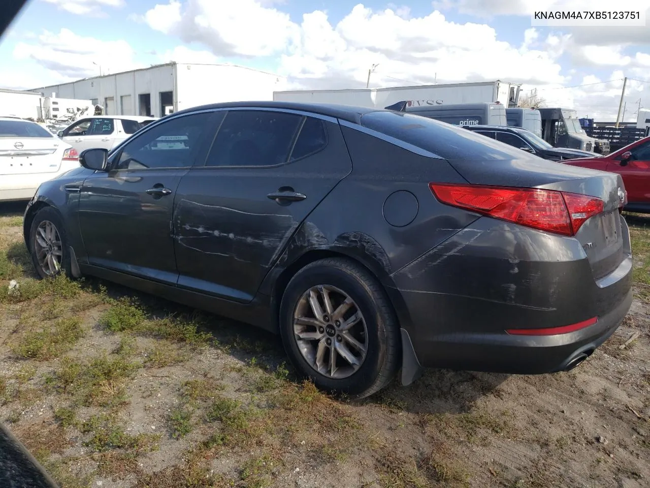 2011 Kia Optima Lx VIN: KNAGM4A7XB5123751 Lot: 78414664