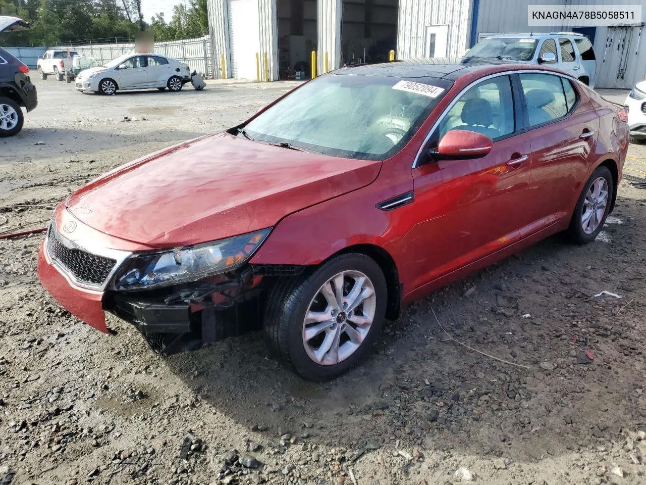 2011 Kia Optima Ex VIN: KNAGN4A78B5058511 Lot: 79052094