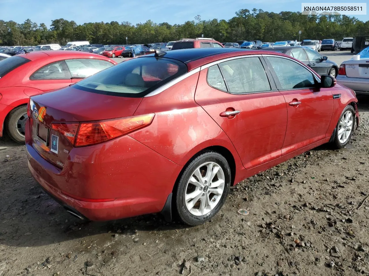 2011 Kia Optima Ex VIN: KNAGN4A78B5058511 Lot: 79052094