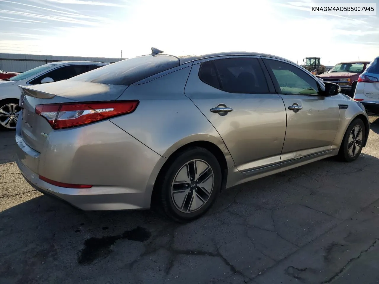 2011 Kia Optima Hybrid VIN: KNAGM4AD5B5007945 Lot: 79103224