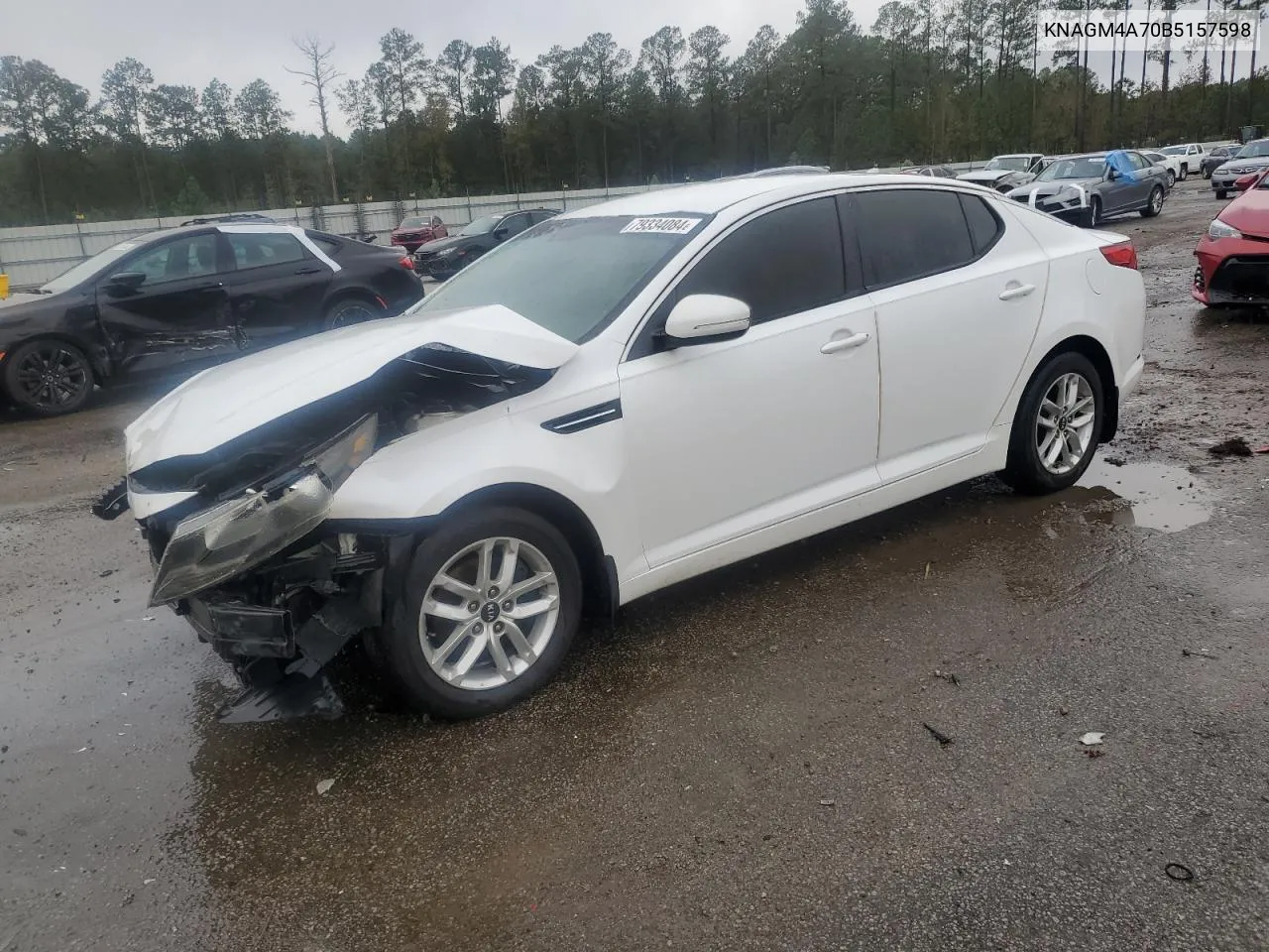 2011 Kia Optima Lx VIN: KNAGM4A70B5157598 Lot: 79334084