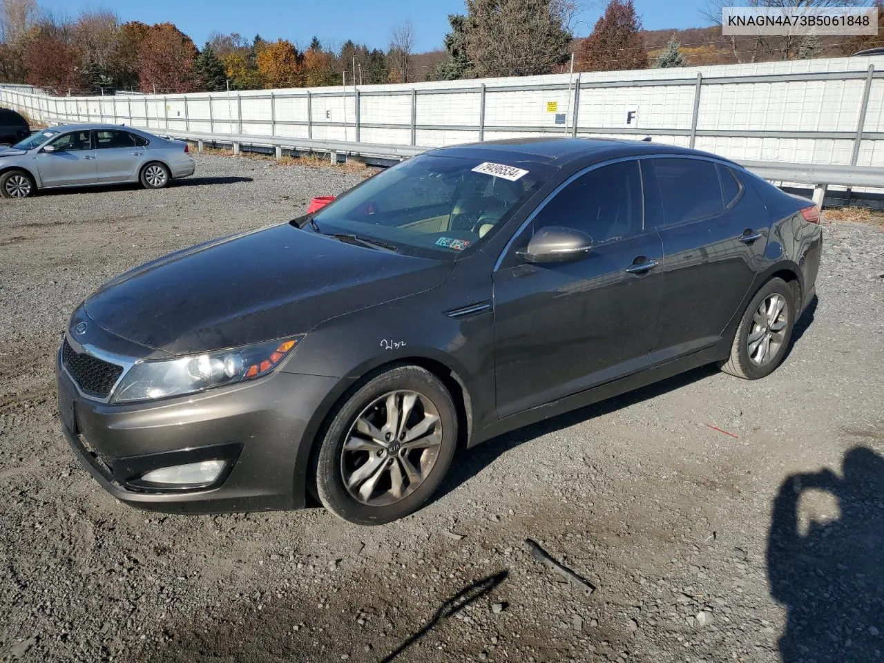 2011 Kia Optima Ex VIN: KNAGN4A73B5061848 Lot: 79496534