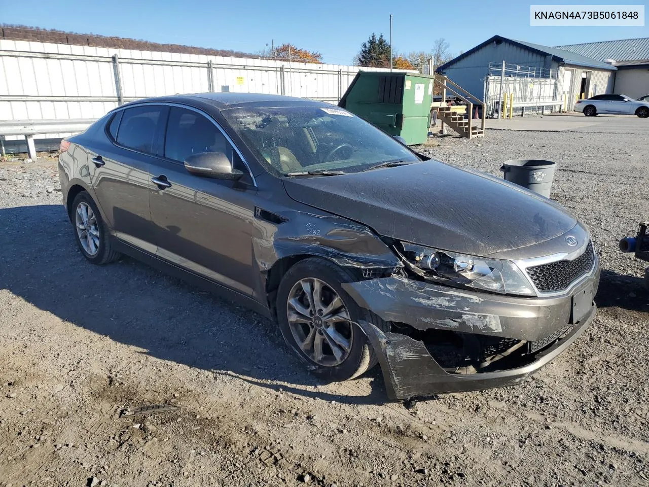 2011 Kia Optima Ex VIN: KNAGN4A73B5061848 Lot: 79496534