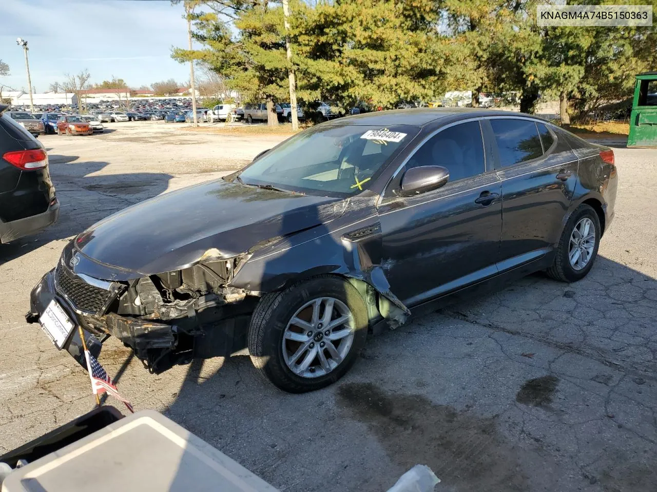 2011 Kia Optima Lx VIN: KNAGM4A74B5150363 Lot: 79846404