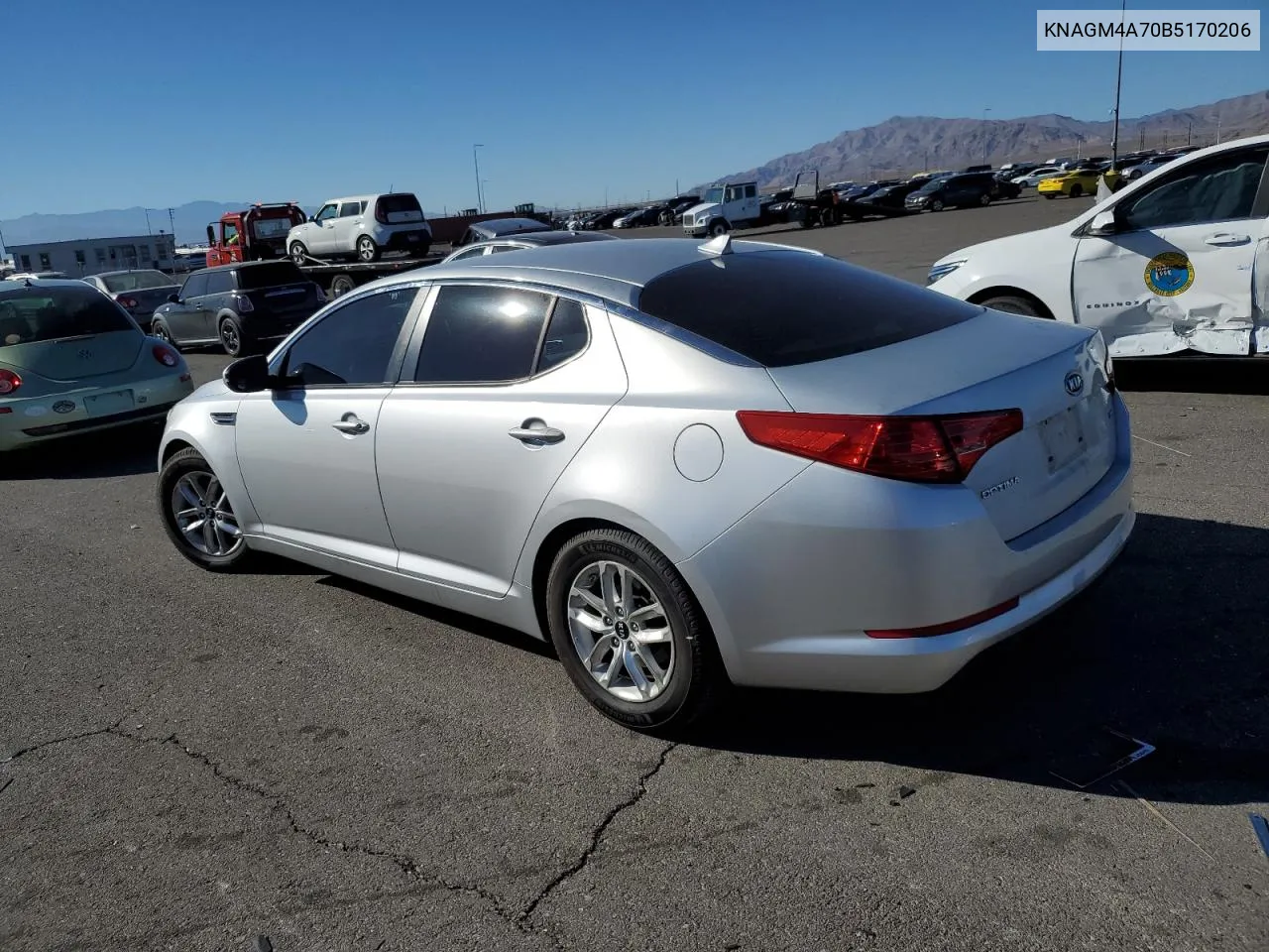 2011 Kia Optima Lx VIN: KNAGM4A70B5170206 Lot: 79925344