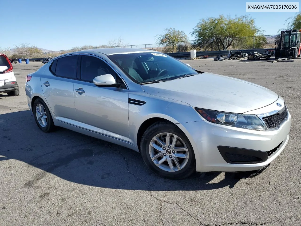 2011 Kia Optima Lx VIN: KNAGM4A70B5170206 Lot: 79925344