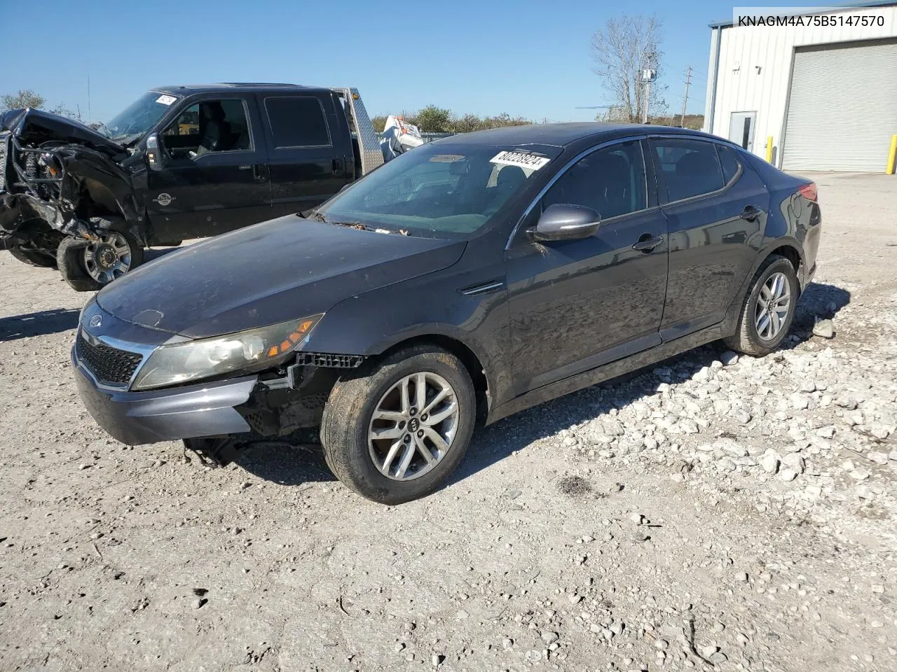 2011 Kia Optima Lx VIN: KNAGM4A75B5147570 Lot: 80228924