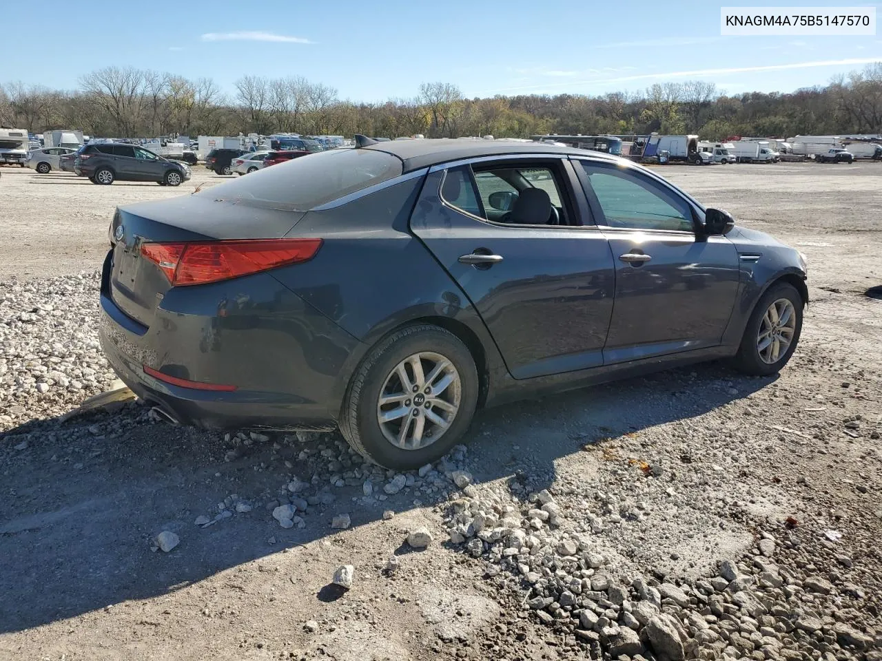 2011 Kia Optima Lx VIN: KNAGM4A75B5147570 Lot: 80228924