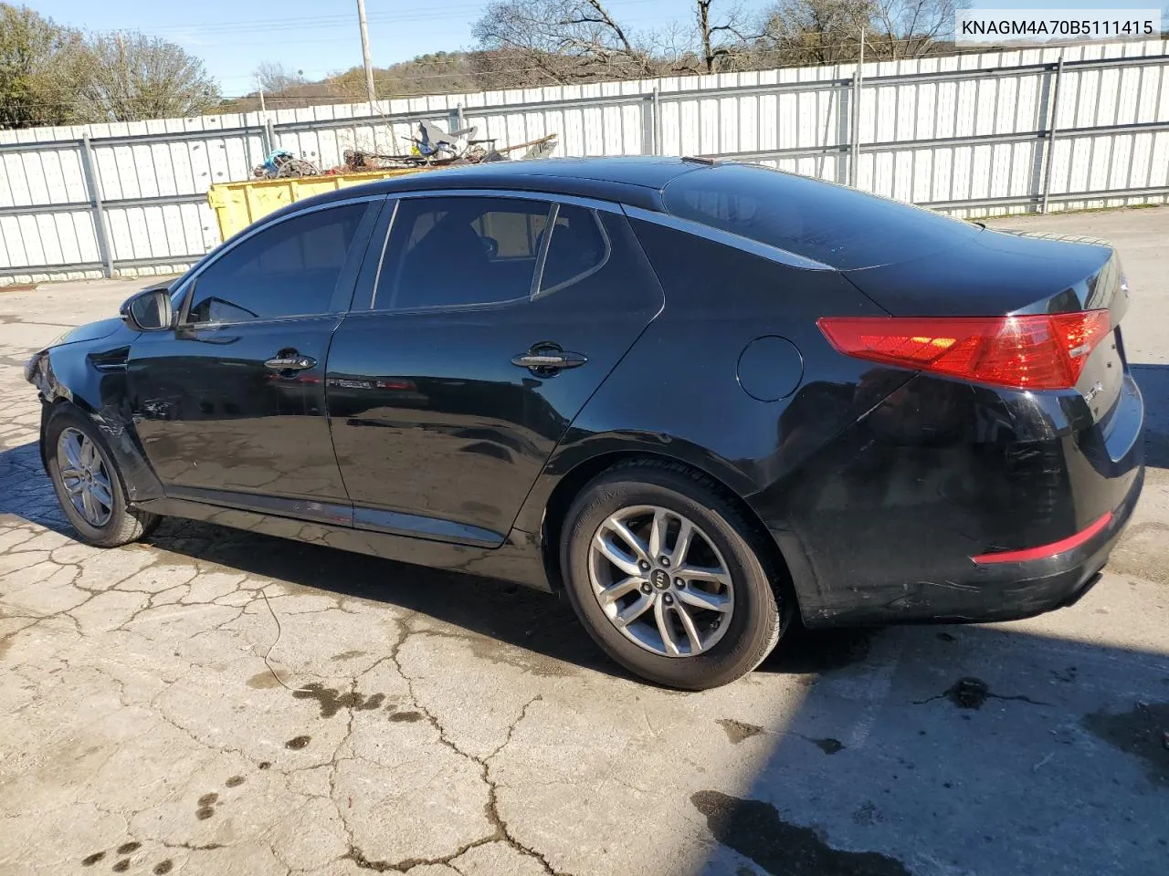 2011 Kia Optima Lx VIN: KNAGM4A70B5111415 Lot: 80285114