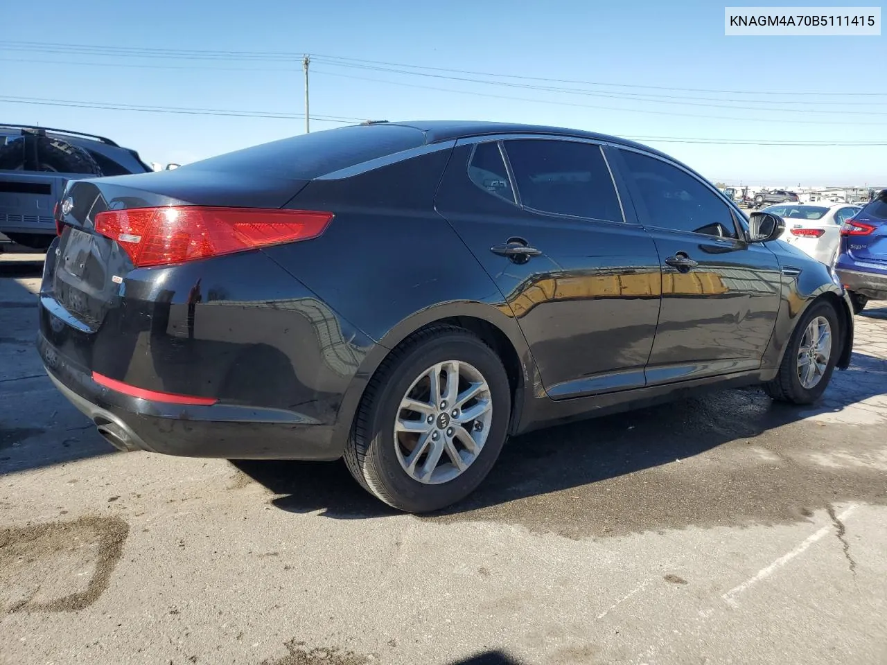 2011 Kia Optima Lx VIN: KNAGM4A70B5111415 Lot: 80285114