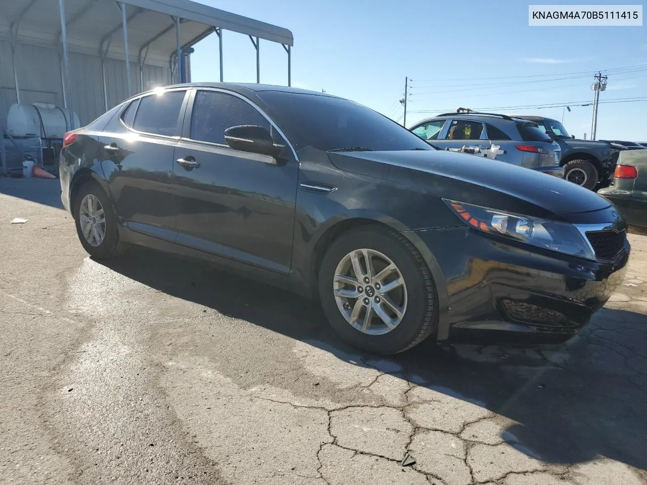 2011 Kia Optima Lx VIN: KNAGM4A70B5111415 Lot: 80285114