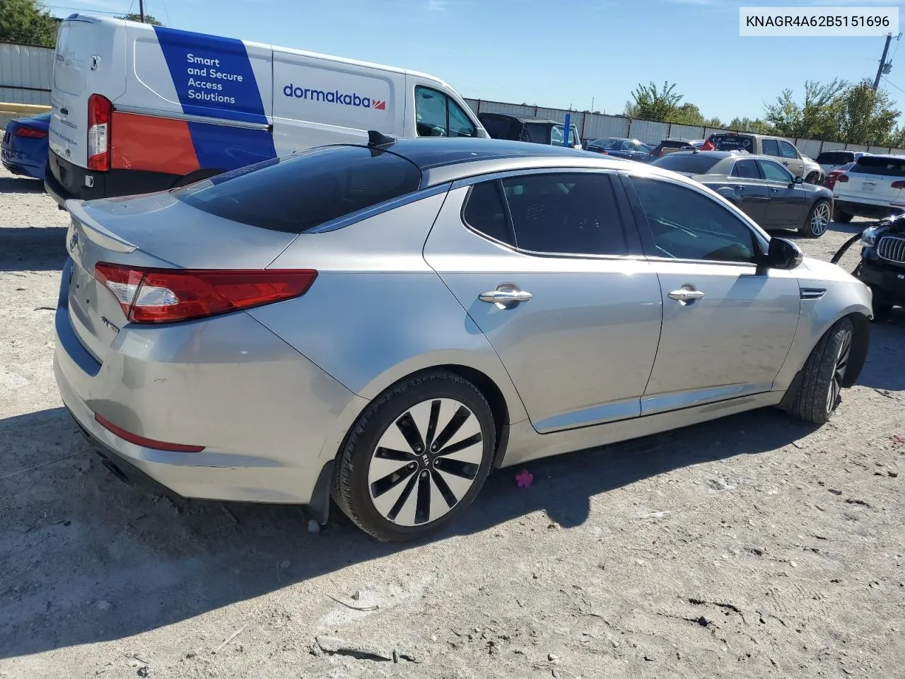 2011 Kia Optima Sx VIN: KNAGR4A62B5151696 Lot: 80290374