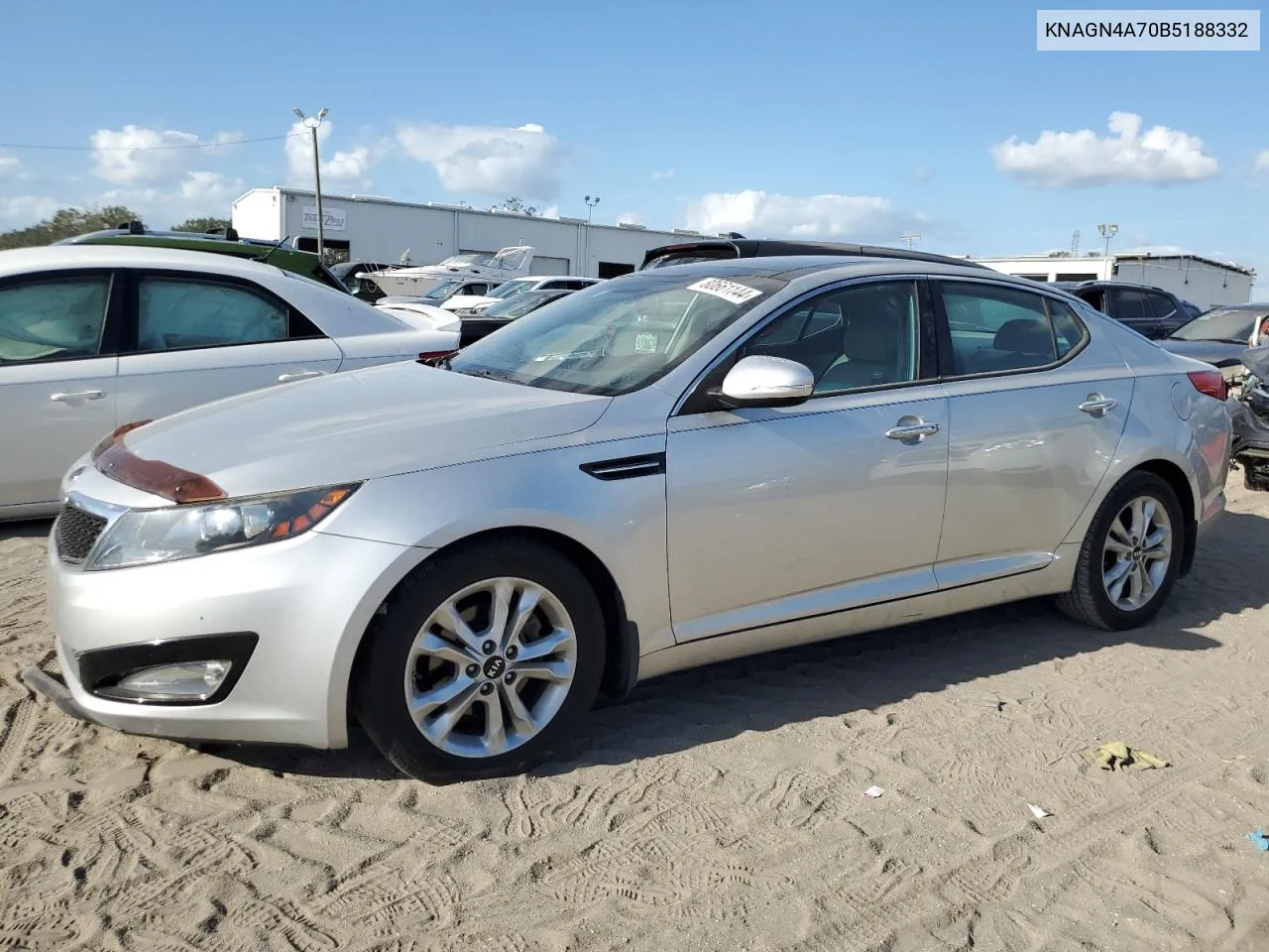 2011 Kia Optima Ex VIN: KNAGN4A70B5188332 Lot: 80661144