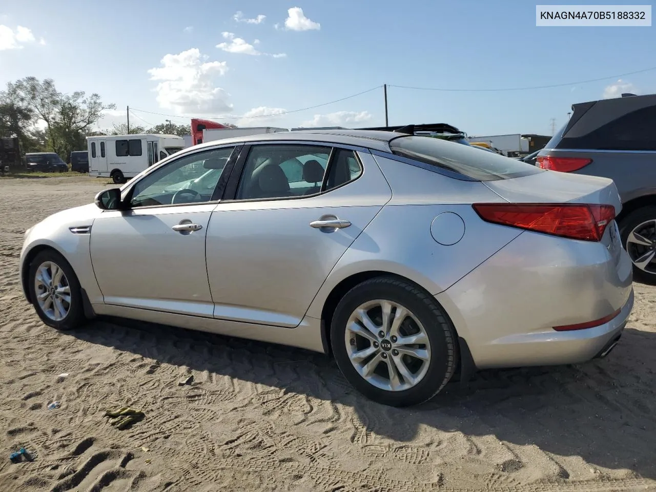 2011 Kia Optima Ex VIN: KNAGN4A70B5188332 Lot: 80661144