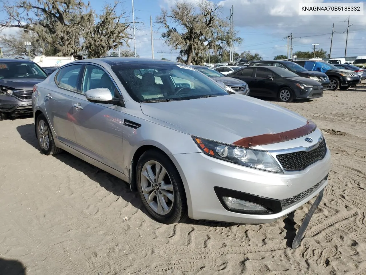 2011 Kia Optima Ex VIN: KNAGN4A70B5188332 Lot: 80661144