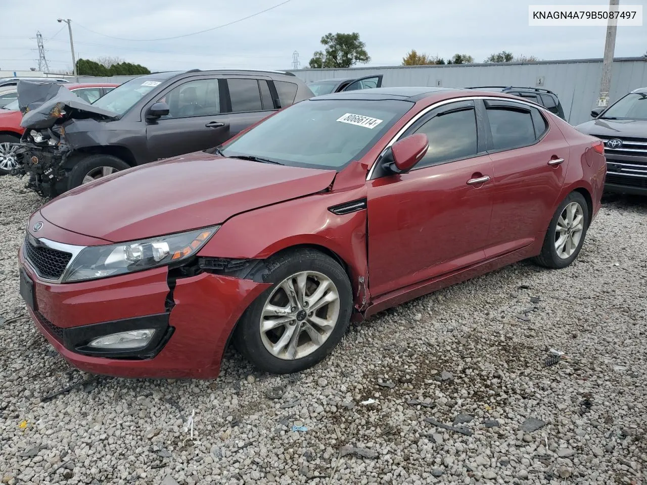 2011 Kia Optima Ex VIN: KNAGN4A79B5087497 Lot: 80666114