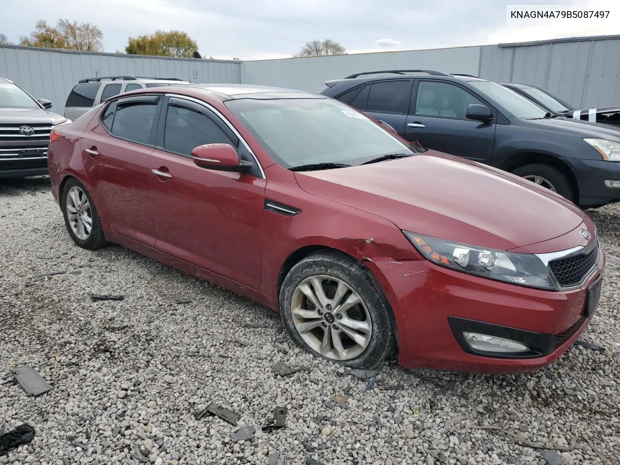 2011 Kia Optima Ex VIN: KNAGN4A79B5087497 Lot: 80666114