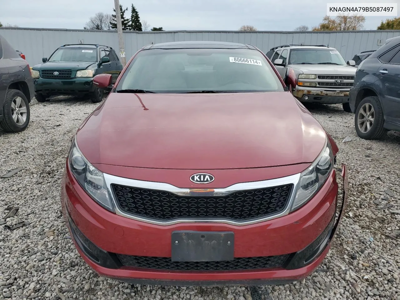 2011 Kia Optima Ex VIN: KNAGN4A79B5087497 Lot: 80666114