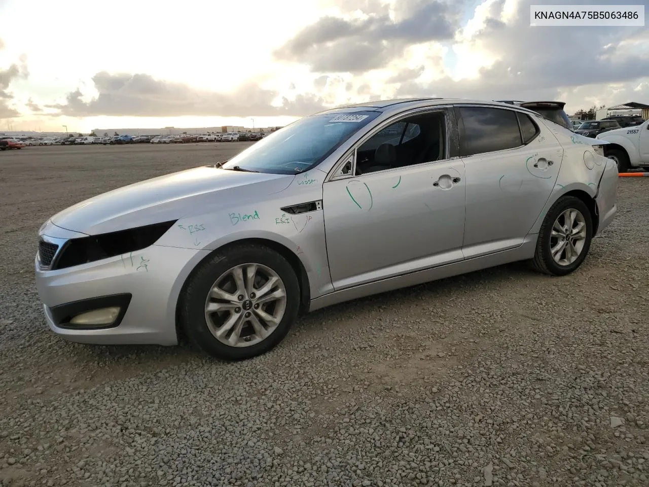 2011 Kia Optima Ex VIN: KNAGN4A75B5063486 Lot: 80737254