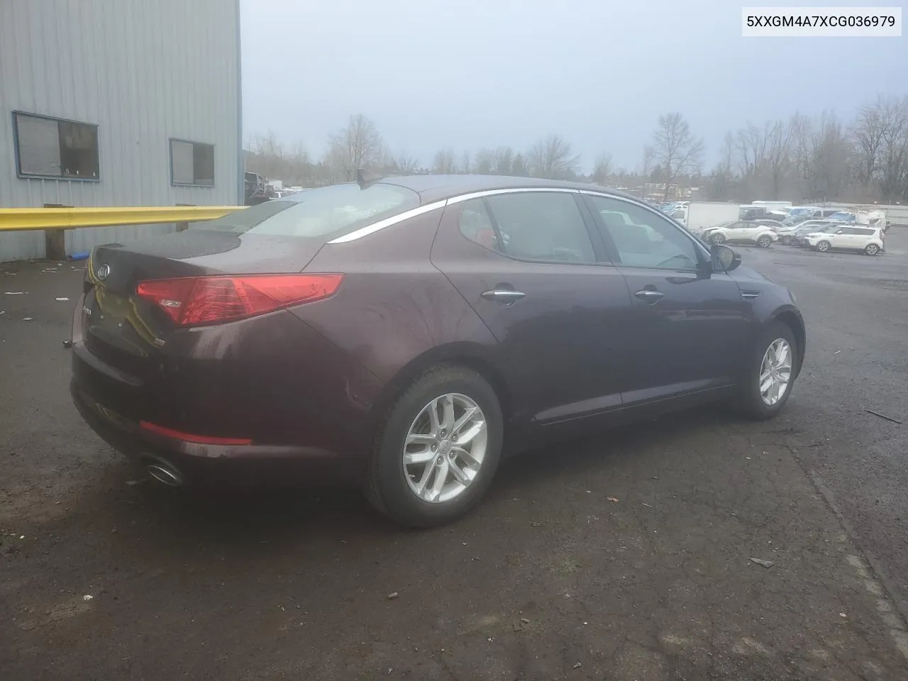 2012 Kia Optima Lx VIN: 5XXGM4A7XCG036979 Lot: 42861654