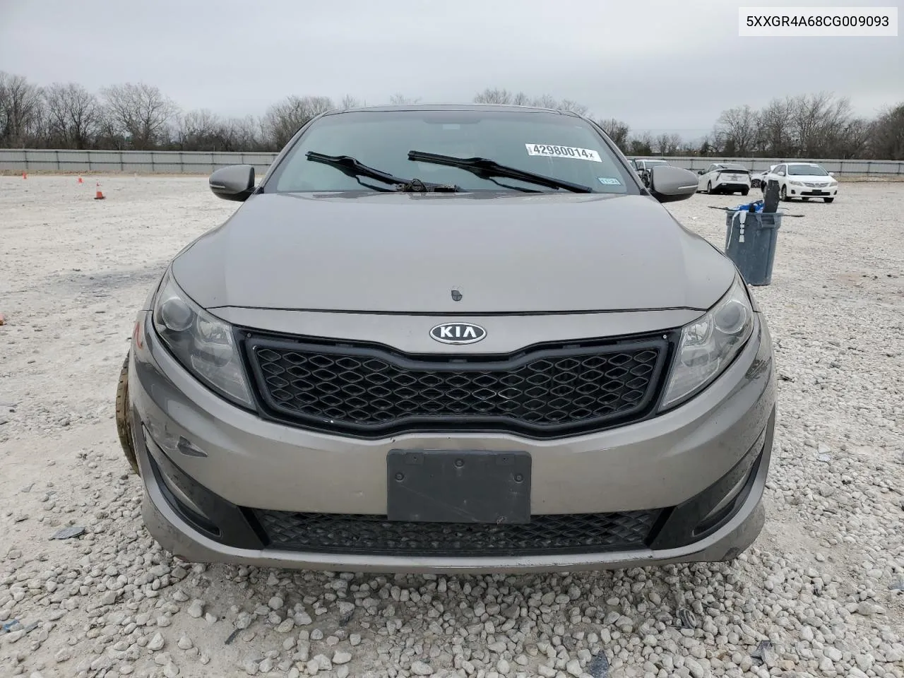 2012 Kia Optima Sx VIN: 5XXGR4A68CG009093 Lot: 42980014