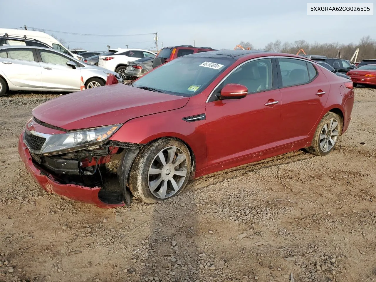 2012 Kia Optima Sx VIN: 5XXGR4A62CG026505 Lot: 46703694