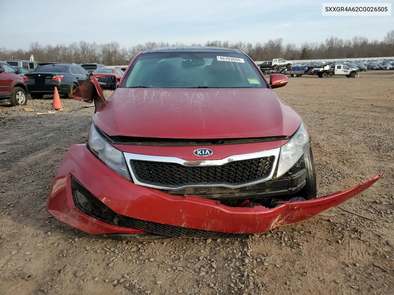 2012 Kia Optima Sx VIN: 5XXGR4A62CG026505 Lot: 46703694