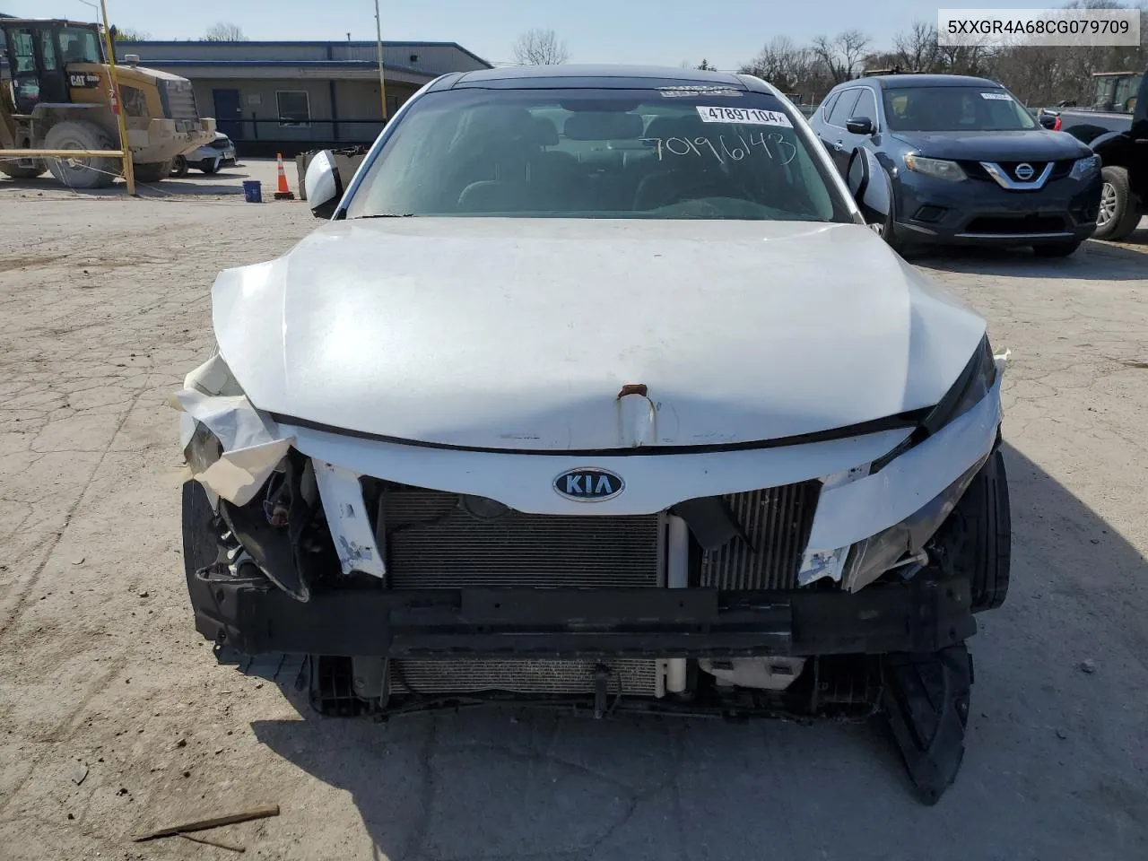 2012 Kia Optima Sx VIN: 5XXGR4A68CG079709 Lot: 47897104