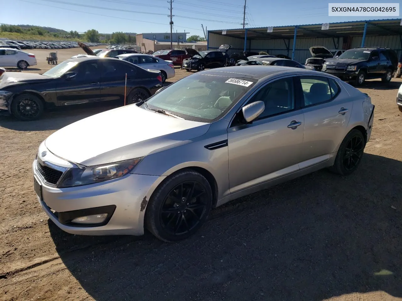 2012 Kia Optima Ex VIN: 5XXGN4A78CG042695 Lot: 56586714