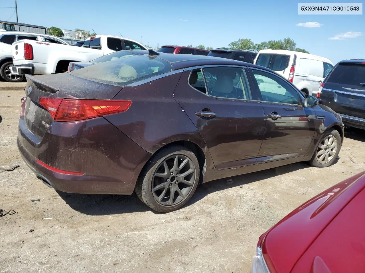 2012 Kia Optima Ex VIN: 5XXGN4A71CG010543 Lot: 56791054