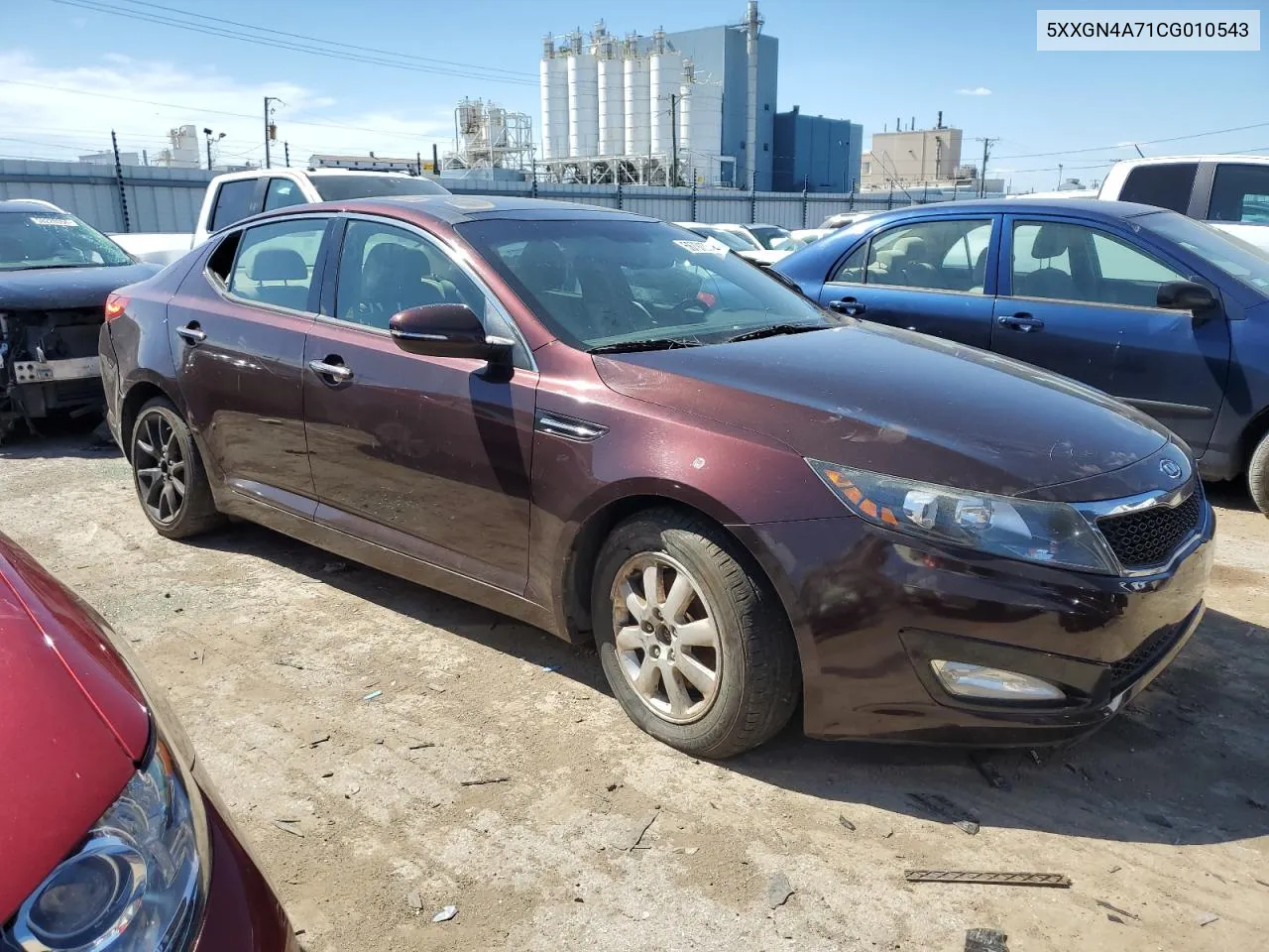 2012 Kia Optima Ex VIN: 5XXGN4A71CG010543 Lot: 56791054