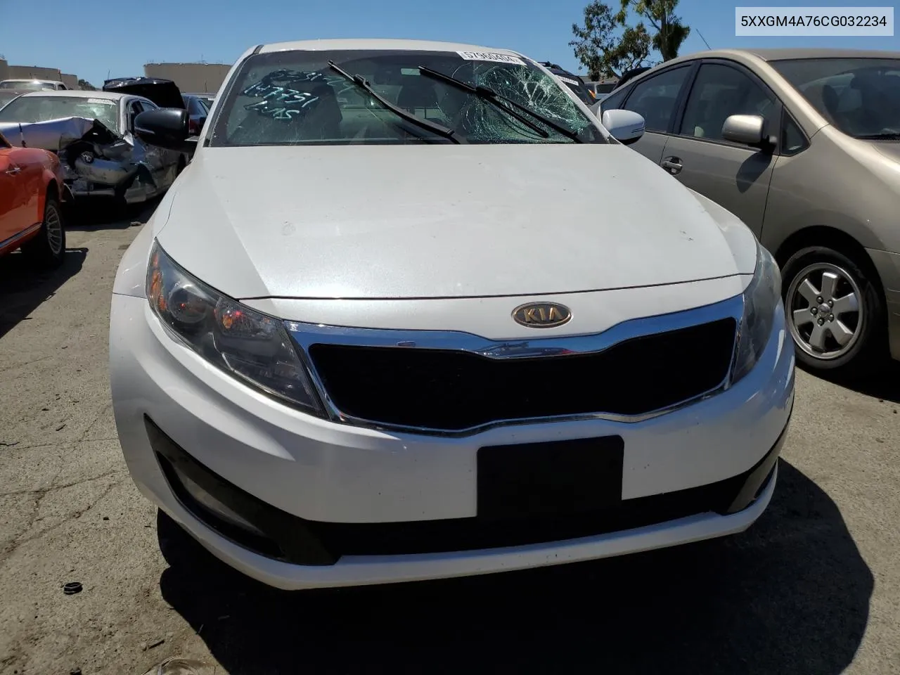 2012 Kia Optima Lx VIN: 5XXGM4A76CG032234 Lot: 57960404