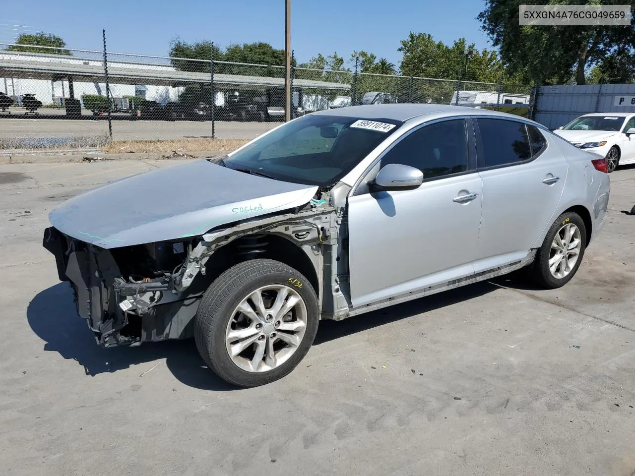 2012 Kia Optima Ex VIN: 5XXGN4A76CG049659 Lot: 59911074