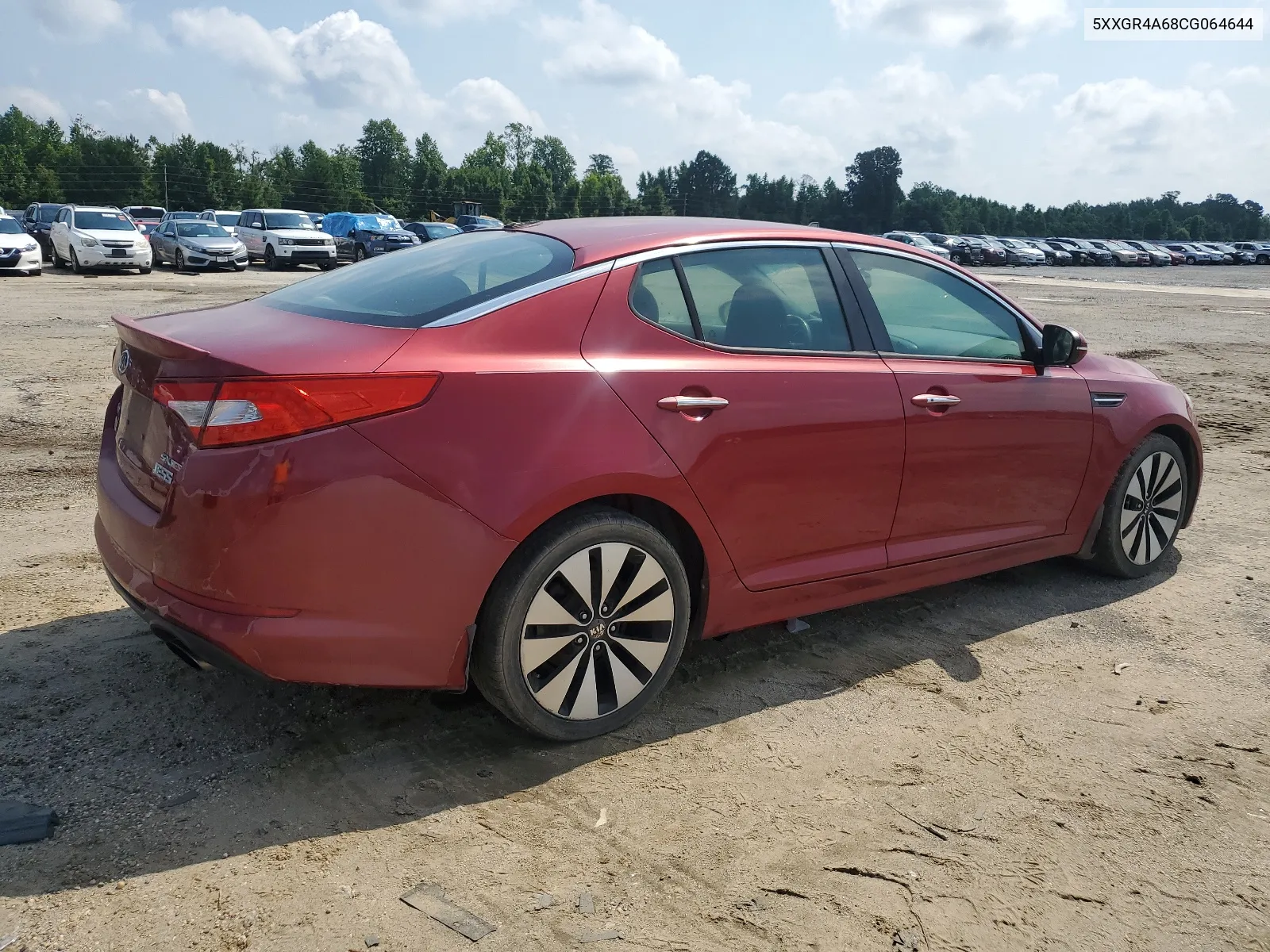 2012 Kia Optima Sx VIN: 5XXGR4A68CG064644 Lot: 60590694