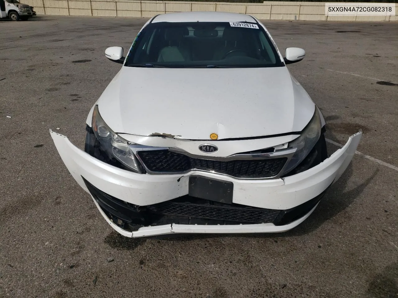 2012 Kia Optima Ex VIN: 5XXGN4A72CG082318 Lot: 63912874